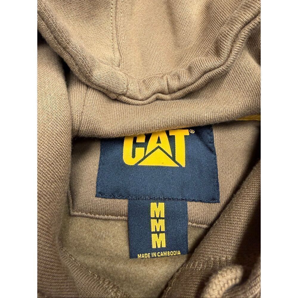 High Quality Tan Caterpillar Men’s Medium Hoodie! #CAT - Picture 3 of 4